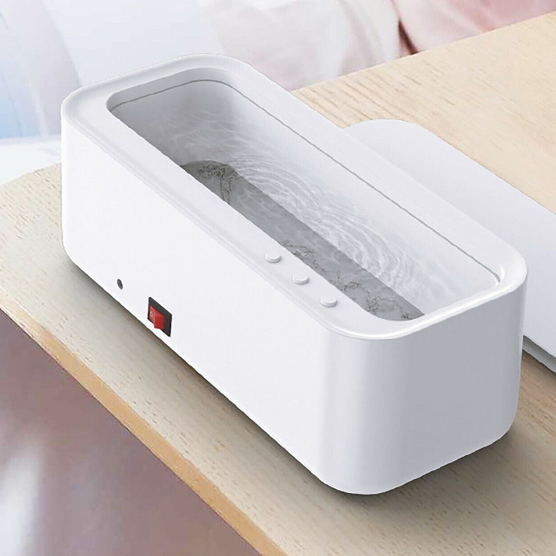 Ultrasonic Cleaner Steel Sonic Wave Tank Glasses Watch Jewellery Cleaning