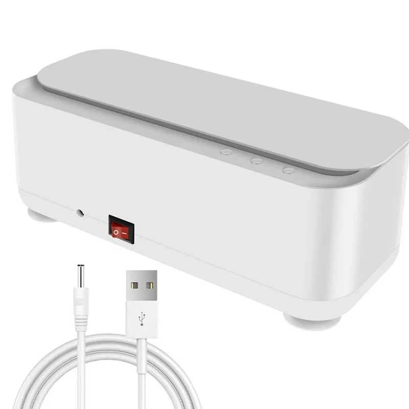 Ultrasonic Cleaner Steel Sonic Wave Tank Glasses Watch Jewellery Cleaning