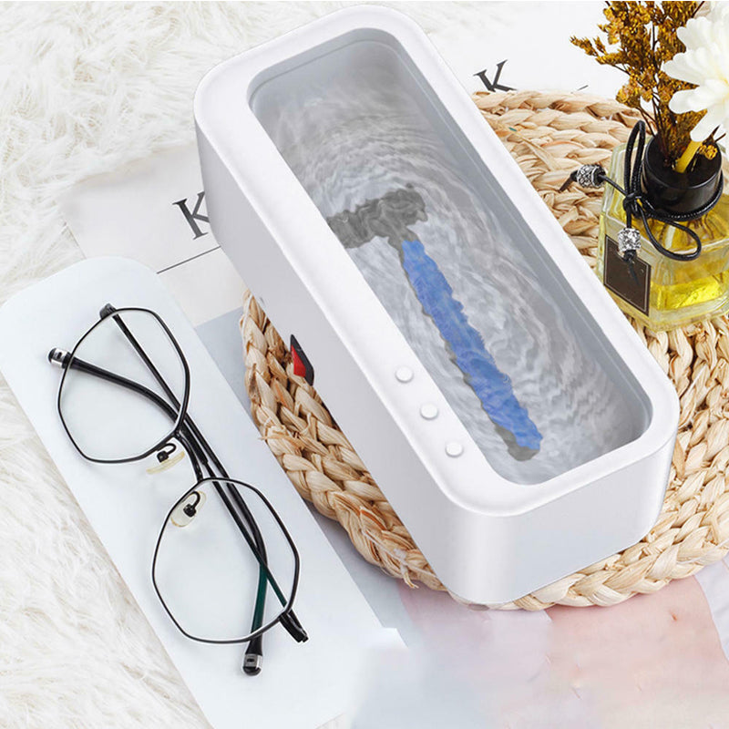 Ultrasonic Cleaner Steel Sonic Wave Tank Glasses Watch Jewellery Cleaning