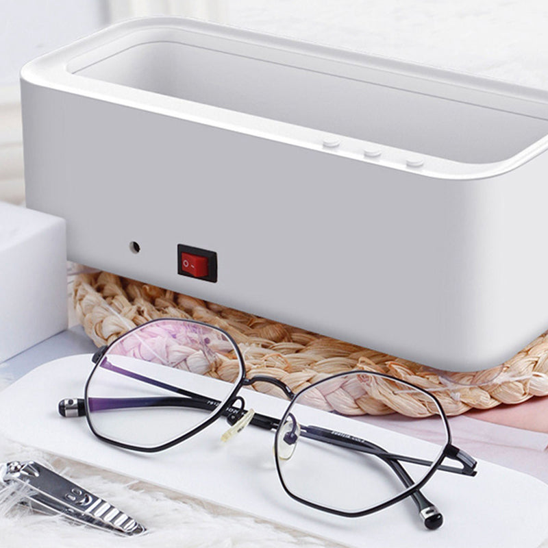 Ultrasonic Cleaner Steel Sonic Wave Tank Glasses Watch Jewellery Cleaning