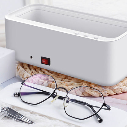 Ultrasonic Cleaner Steel Sonic Wave Tank Glasses Watch Jewellery Cleaning