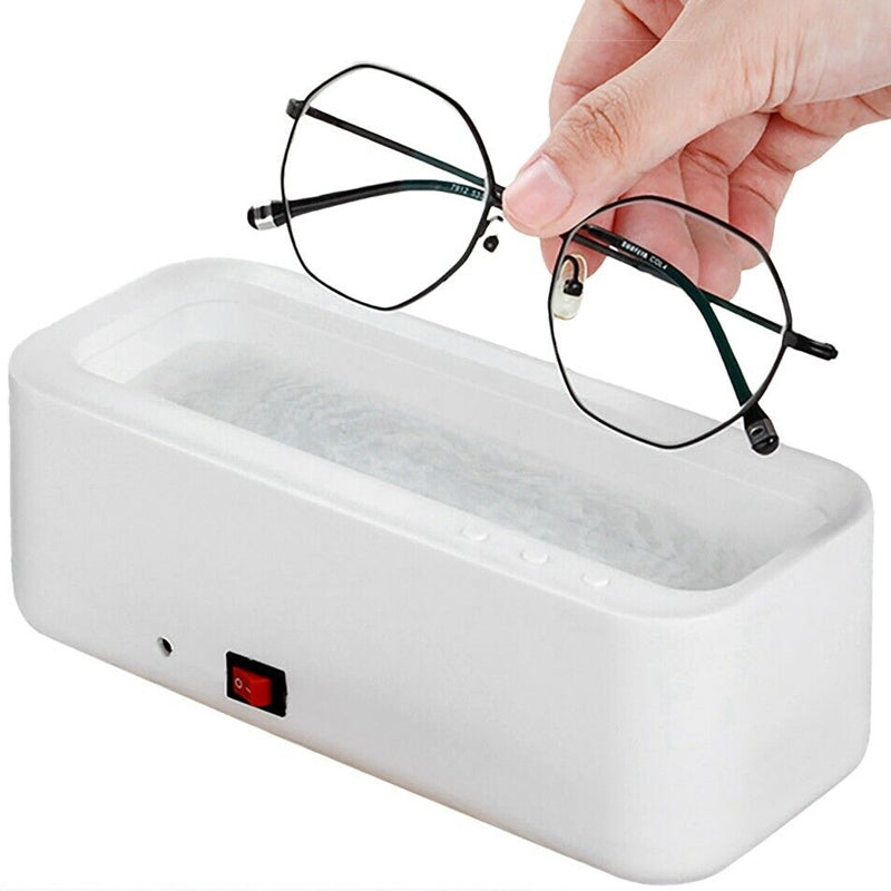 Ultrasonic Cleaner Steel Sonic Wave Tank Glasses Watch Jewellery Cleaning