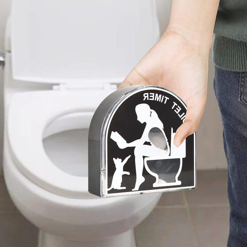 5-minute Toilet Hourglass Sand Timer and Decompression Toy- Men and Women
