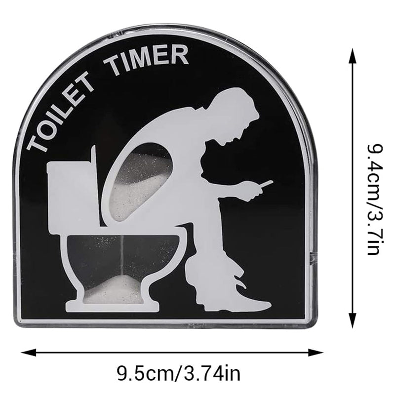 5-minute Toilet Hourglass Sand Timer and Decompression Toy- Men and Women