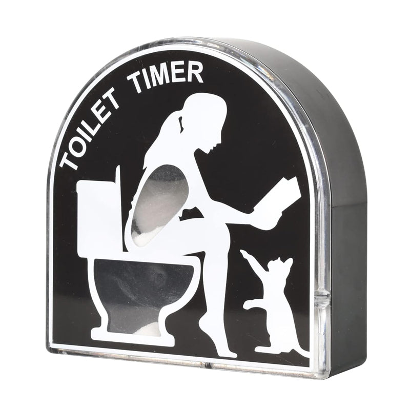 5-minute Toilet Hourglass Sand Timer and Decompression Toy- Men and Women