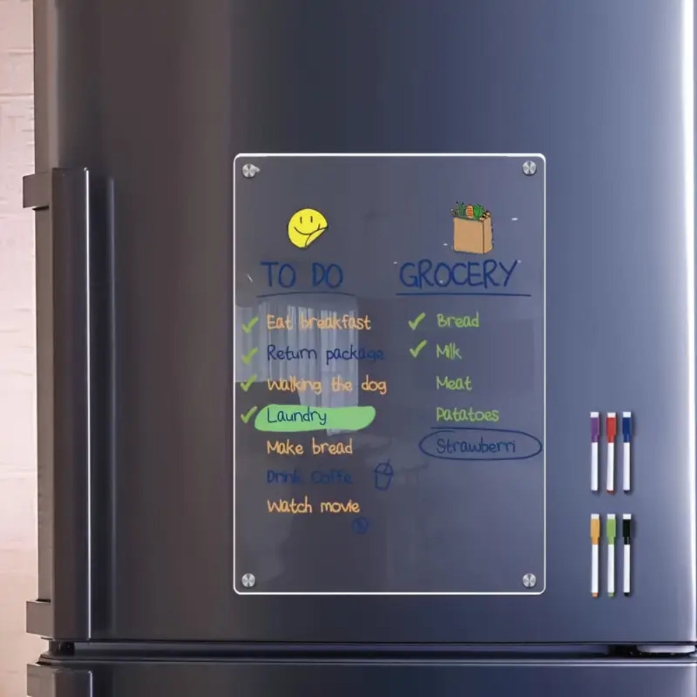 Magnetic Calendar Fridge Calendar Message Board Magnetic Dry Erase Board For Home