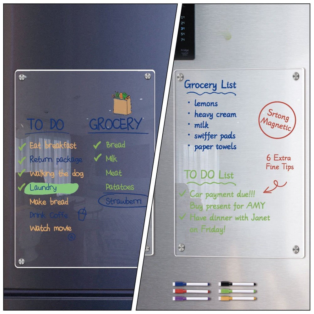 Magnetic Calendar Fridge Calendar Message Board Magnetic Dry Erase Board For Home