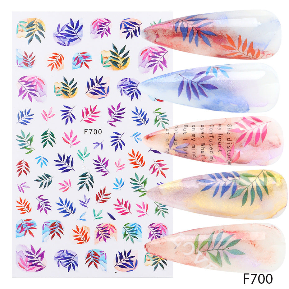 Nail Floral Sticker