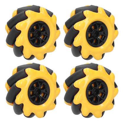 Mecanum Wheel OmniDirectional Smart Robot Car Parts Accessories DIY Toy Components 60mm(2 Pairs )