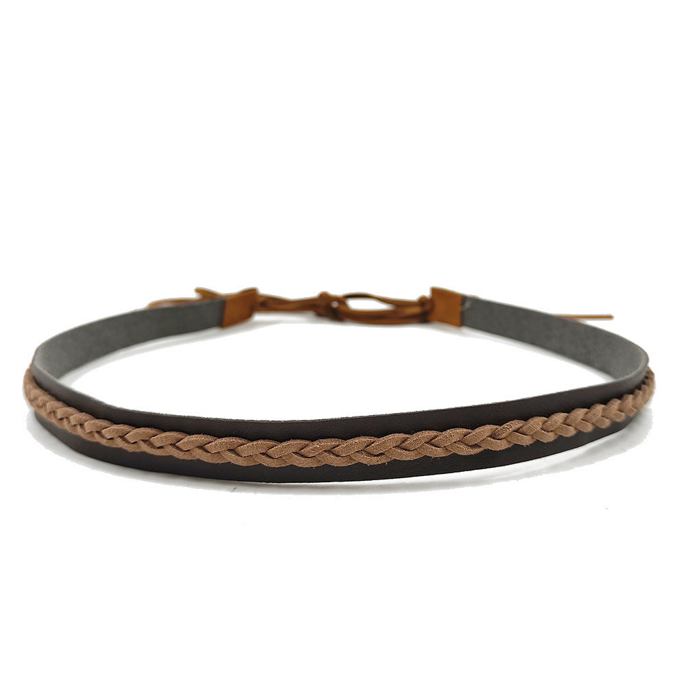 Pendant Parts Men's And Women's Decorative Lace-up Hat Scarf Accessories