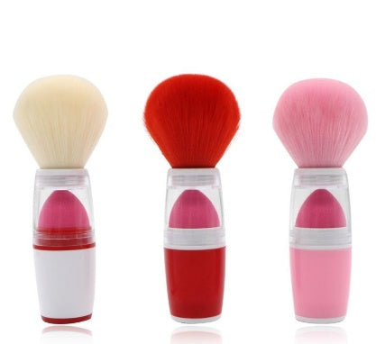 New Portable Blush Brush Single Loose Powder Sponge