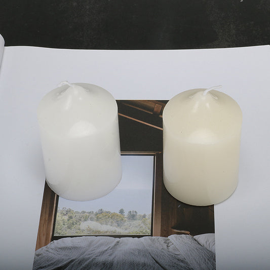 Candles Decorated With Cylindrical