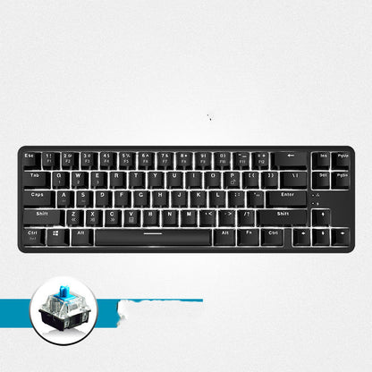 Wireless Bluetooth Wired Dual Mode Mechanical Keyboard 87 Key RGB