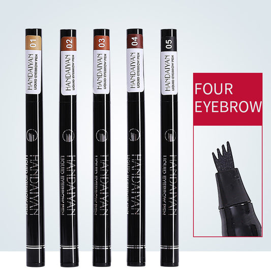 Four-head Eyebrow Pencil Liquid Tattoo Eyebrow Pencil