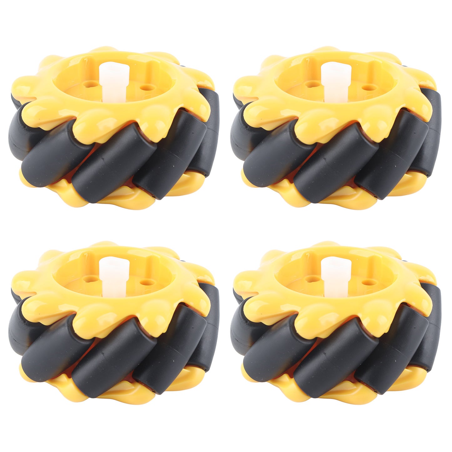 Mecanum Wheel OmniDirectional Smart Robot Car Parts Accessories DIY Toy Components 60mm(2 Pairs )