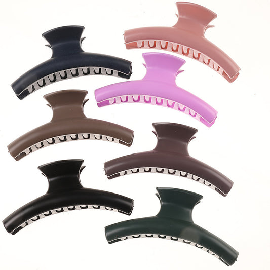 Women Tough Colorful Plastic Hair Claws Large Size Hair Clamps Hair Accessories