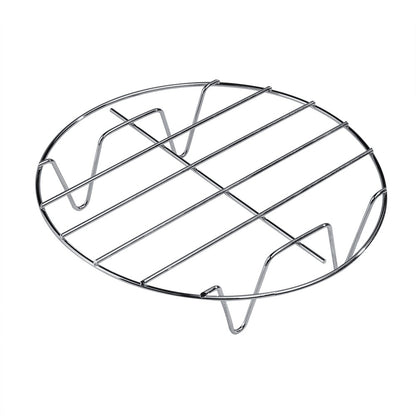 6 in 1 Multifunctional Air Fryer Accessories Set Kit Parts Metal Holder Skewer Rack Cake Barrel