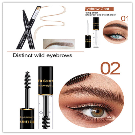 Four-head Tattoo Pencil Liquid Eyebrow