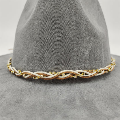 Pendant Parts Men's And Women's Decorative Lace-up Hat Scarf Accessories