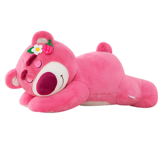 Bear pink bear doll pillow toy soft plush