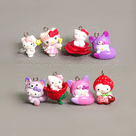Mini version small cat doll model ornaments