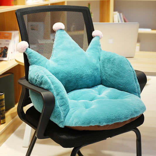 Crown Half Surround Cushion Office Seat Cushion Lazy One Sofa Student Chair