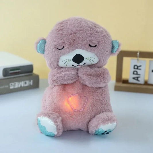 Pacifying toys luminous otter sleeping bear soothing doll