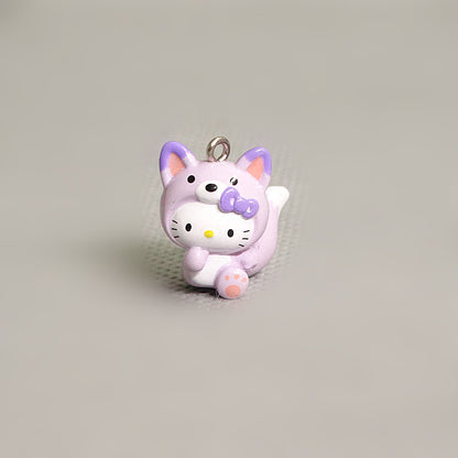 Mini version small cat doll model ornaments