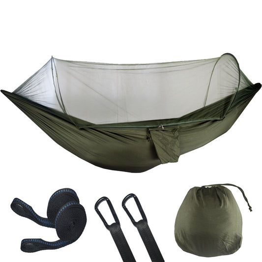 Automatic quick-opening mosquito net outdoor camping  anti-mosquito hammock - THEAMBIENCEHOME