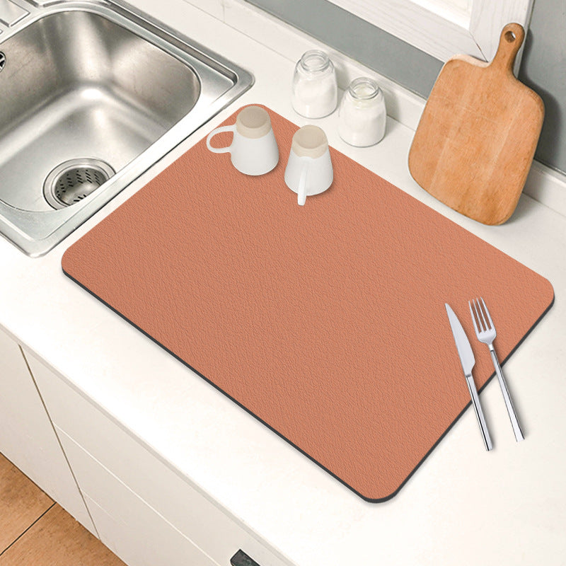 Simple Solid Countertop Absorbent Pad Household - THEAMBIENCEHOME
