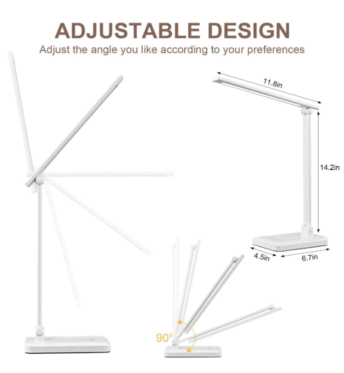 LED Desk Lamp with USB Charging Port - THEAMBIENCEHOME