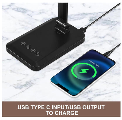 LED Desk Lamp with USB Charging Port - THEAMBIENCEHOME