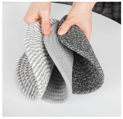 8" Trivets for Hot Dishes, 6 Heat Resistant Hot Pads - THEAMBIENCEHOME