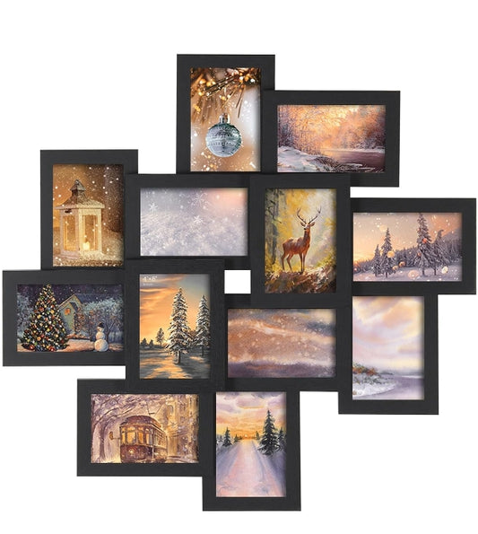 4x6 Collage 12- Pack Picture Frames Wall Decor - THEAMBIENCEHOME