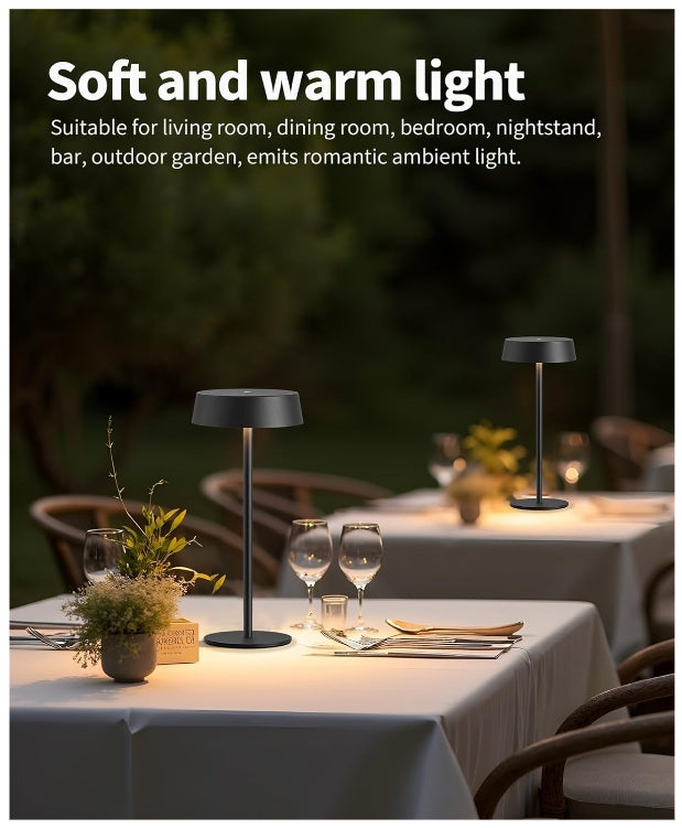 2sets Modern Cordless Portable LED Desk Lamps Rechargeable water - THEAMBIENCEHOME