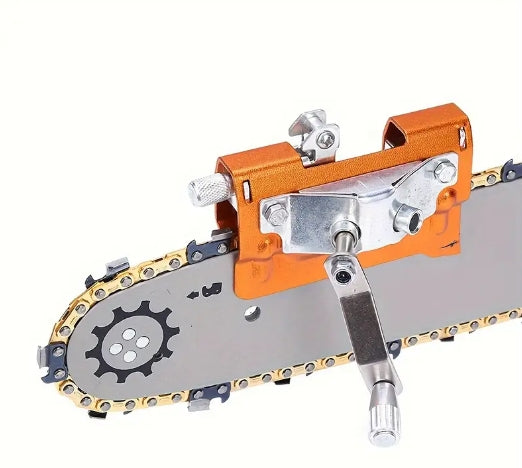 Tragbarer Kettensägenschärfer für die Holzverarbeitung – Universal 7 cm x 4 cm für alle Arten von Kettensägen