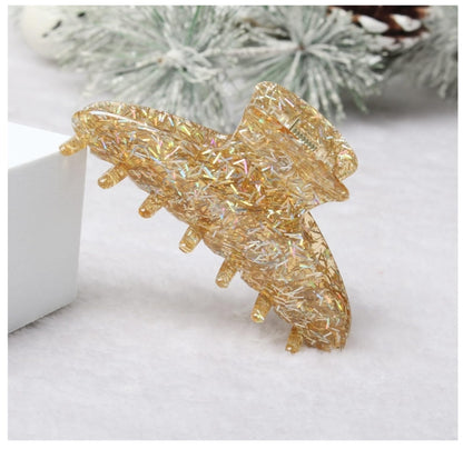 3Pcs Christmas Hair Claw Clips for Women Girls Rhinestone Hair Accessories
