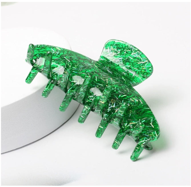 3Pcs Christmas Hair Claw Clips for Women Girls Rhinestone Hair Accessories