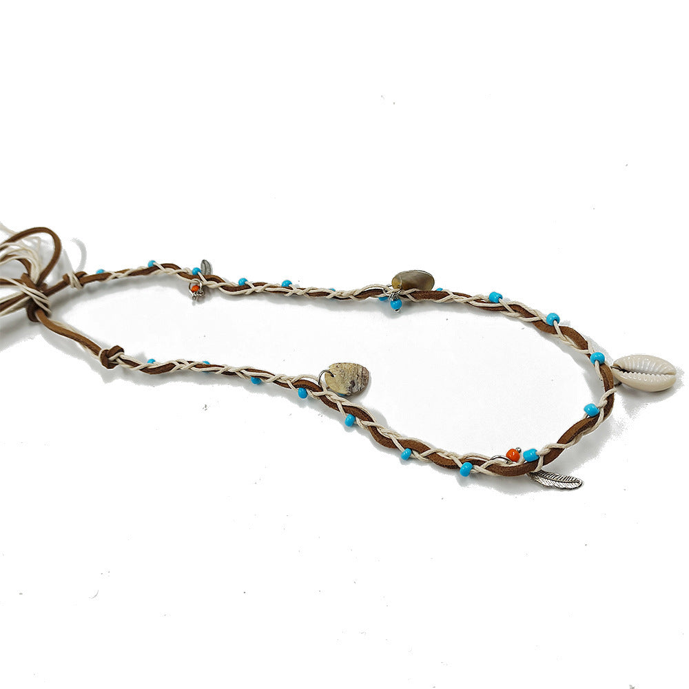 Pendant Parts Men's And Women's Decorative Lace-up Hat Scarf Accessories
