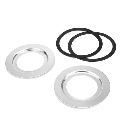 Stainless Steel 180mm to 114mm Sink Food Waste Disposer Adapter Accessories Parts