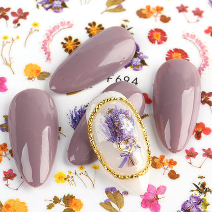 Nail Floral Sticker