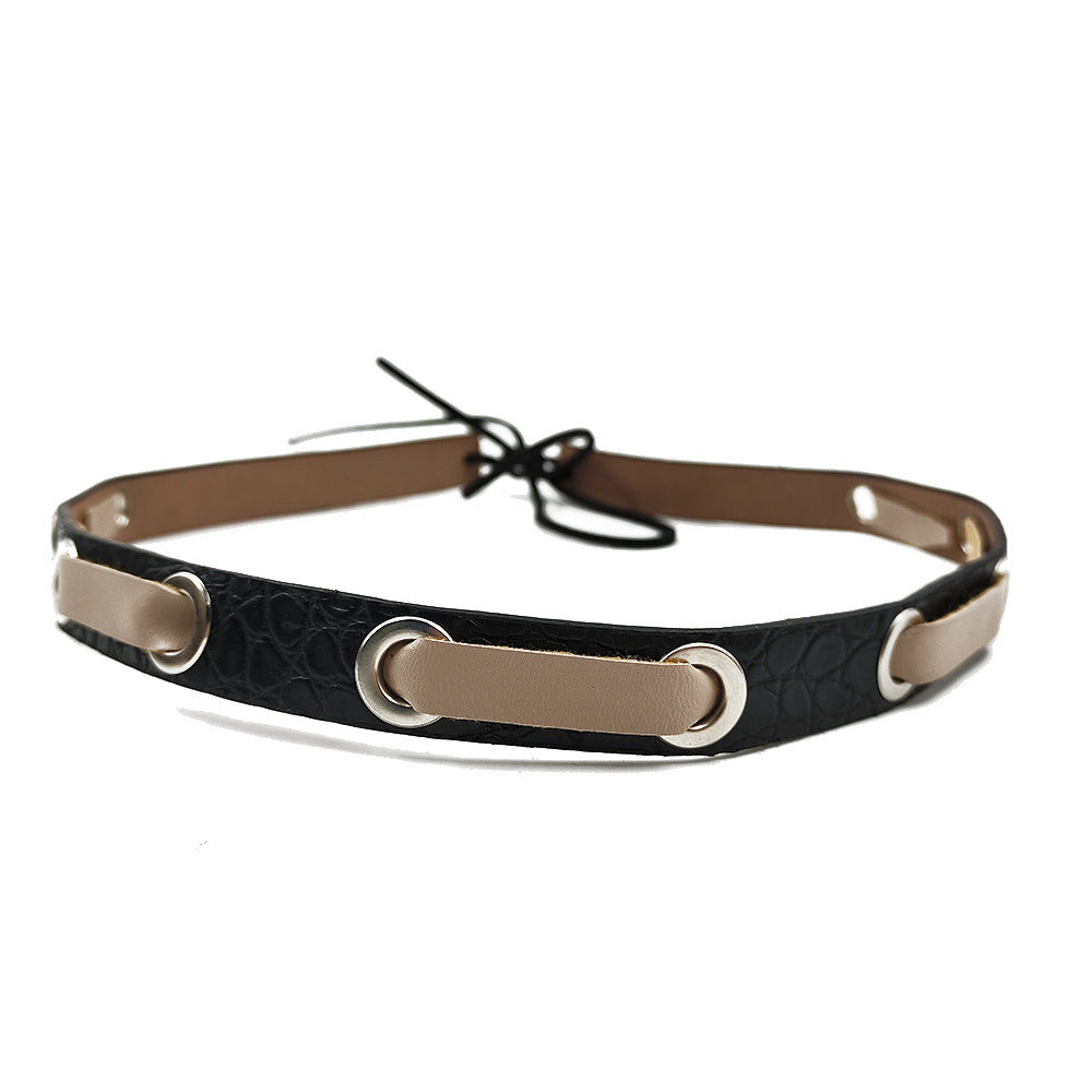 Pendant Parts Men's And Women's Decorative Lace-up Hat Scarf Accessories