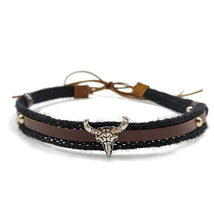 Pendant Parts Men's And Women's Decorative Lace-up Hat Scarf Accessories