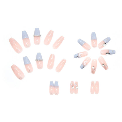 Fake Nails Stars And Moon