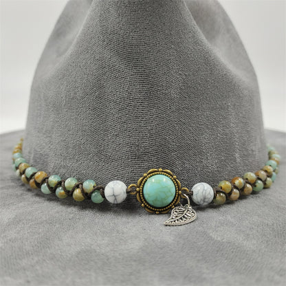 Pendant Parts Men's And Women's Decorative Lace-up Hat Scarf Accessories