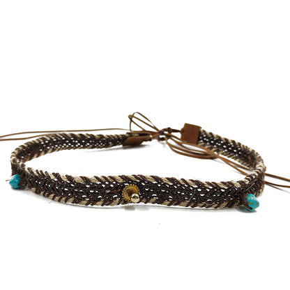 Pendant Parts Men's And Women's Decorative Lace-up Hat Scarf Accessories