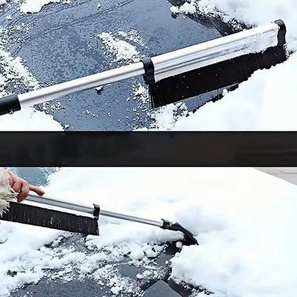 Windshield Wiper Snow Removal Brush Shovel Extendable Stainless Steel